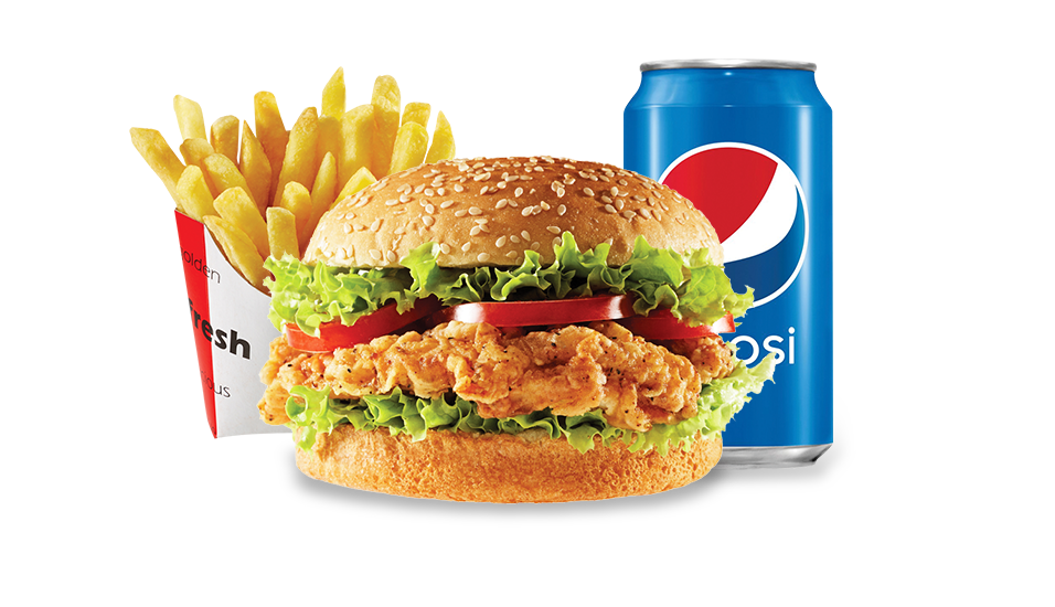 Chicken Burger Menü