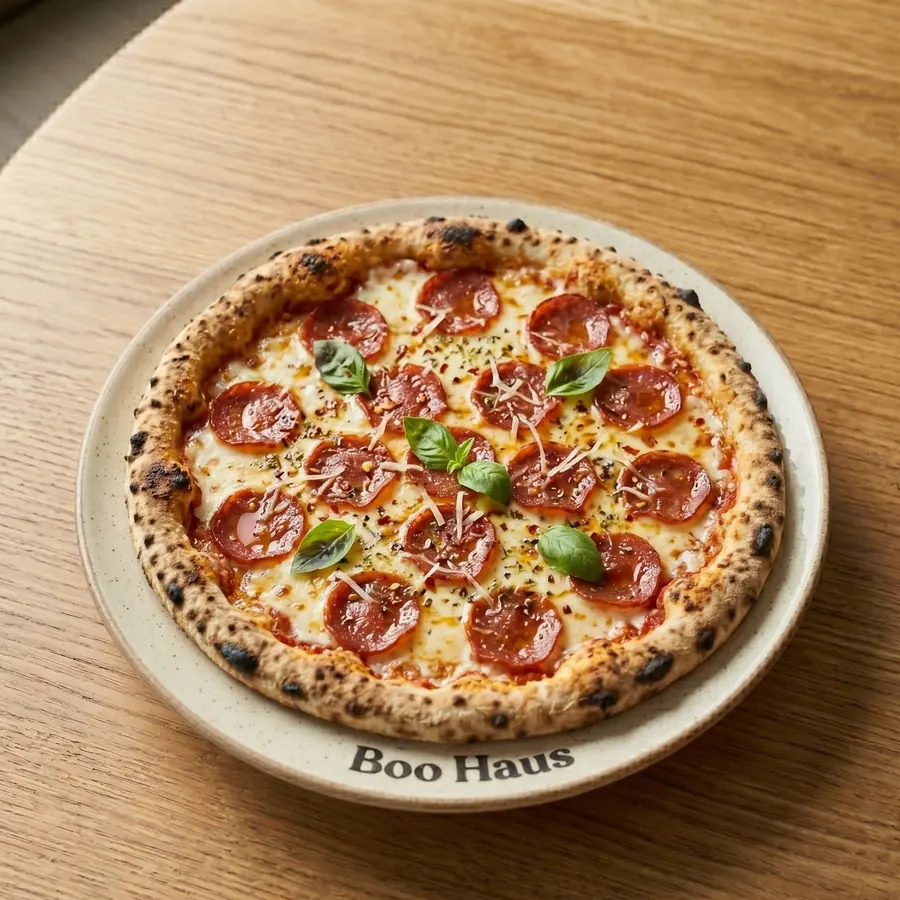 Boo Haus Pepperoni Pizza